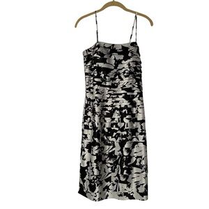 White House Black Market women’s black and white layered dress, size 4